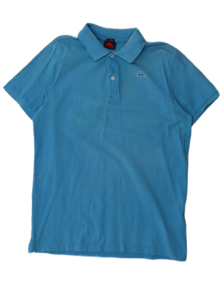 Camisa polo masculina Kappa XL algodão azul