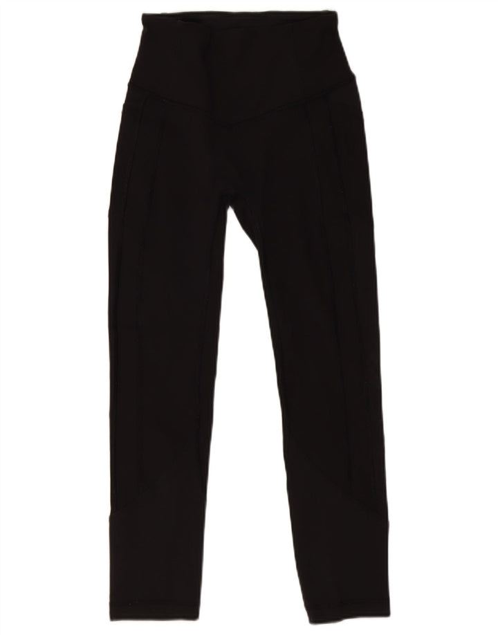 Lululemon Leggings capri feminino US 4 pequeno preto