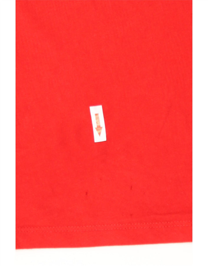 Tommy Hilfiger Camiseta Feminina Top UK 14 Grande Vermelho
