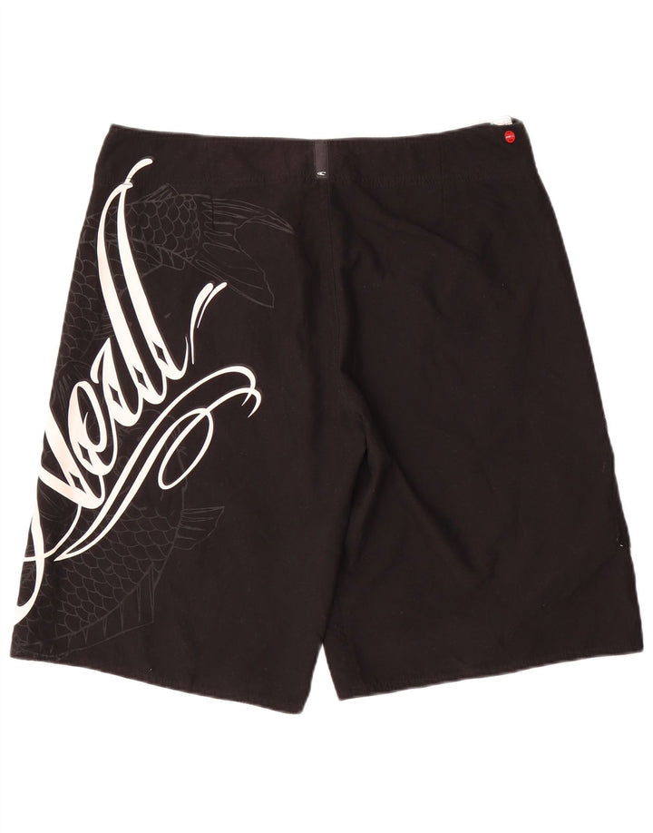 Shorts de natação masculino O'Neill gráfico grande preto