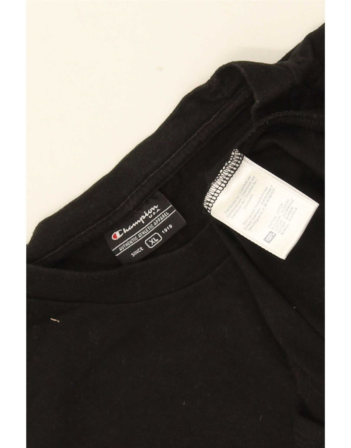 Colete masculino Champion XL preto algodão