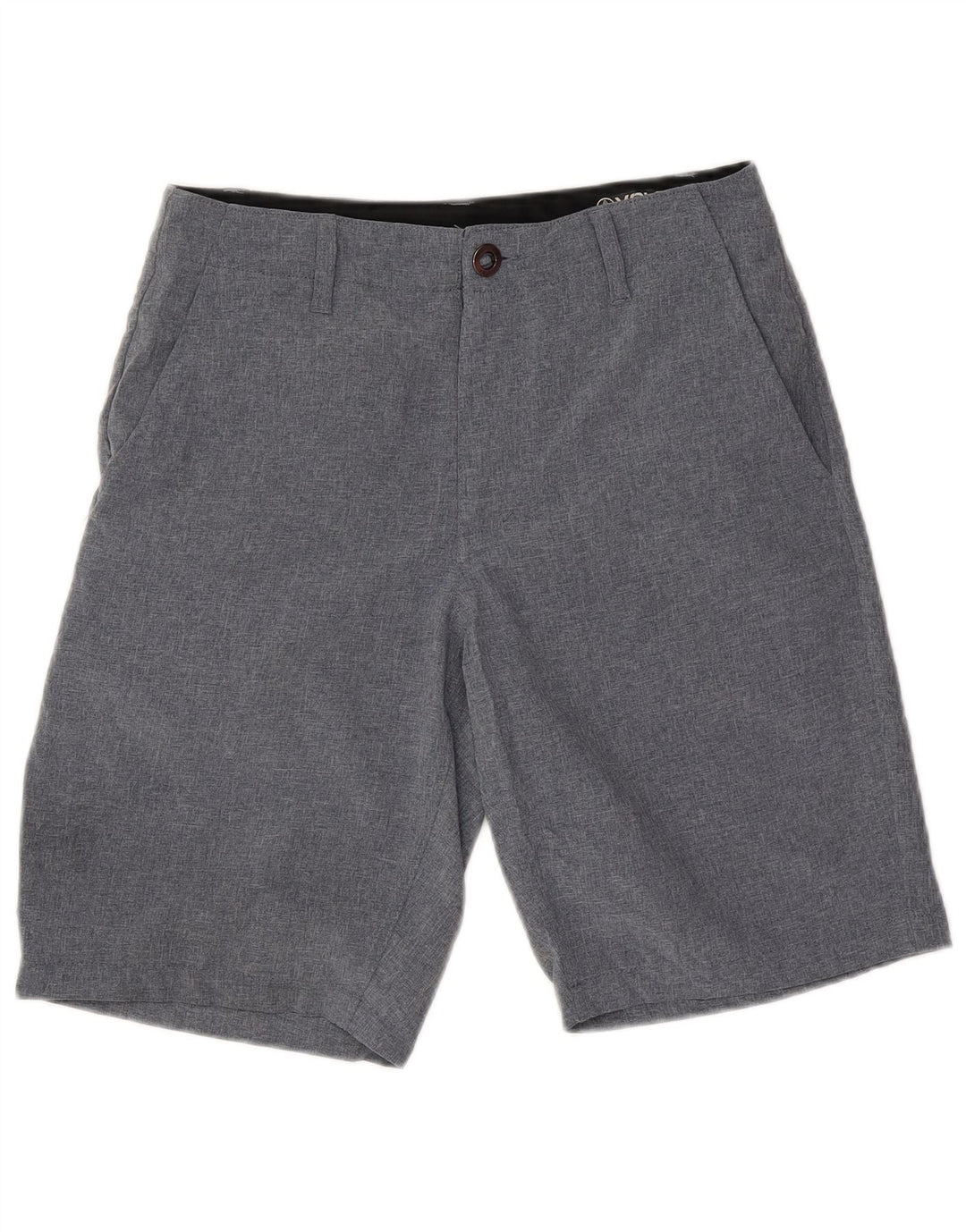 Shorts cargo masculino Volcom W28 poliéster cinza médio