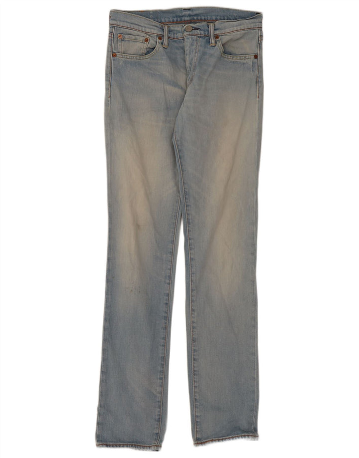 Calça jeans feminina Levi's 511 Slim W30 L34 azul algodão
