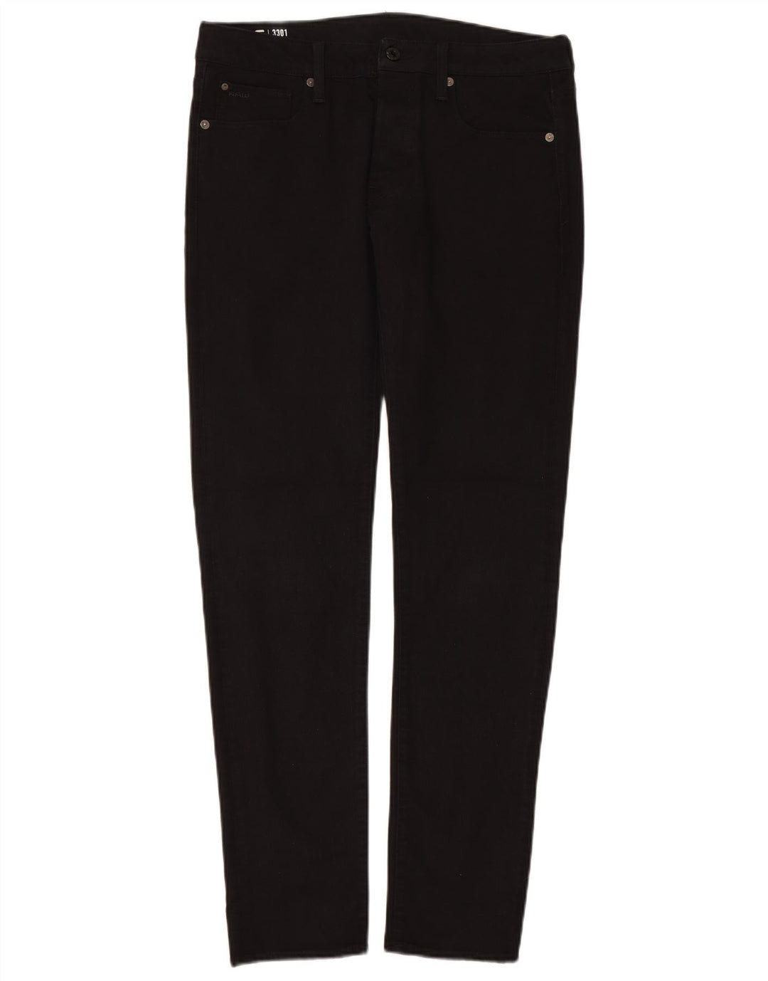 Jeans slim masculino G-STAR W31 L34 poliéster preto
