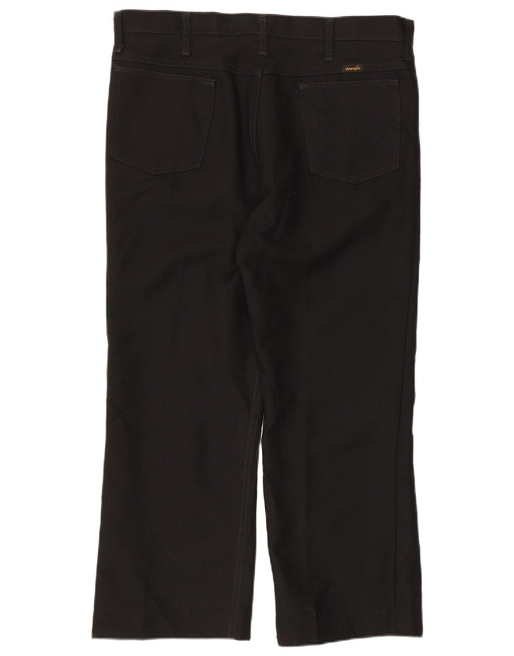 Calça casual reta masculina WRANGLER W36 L26 poliéster preto