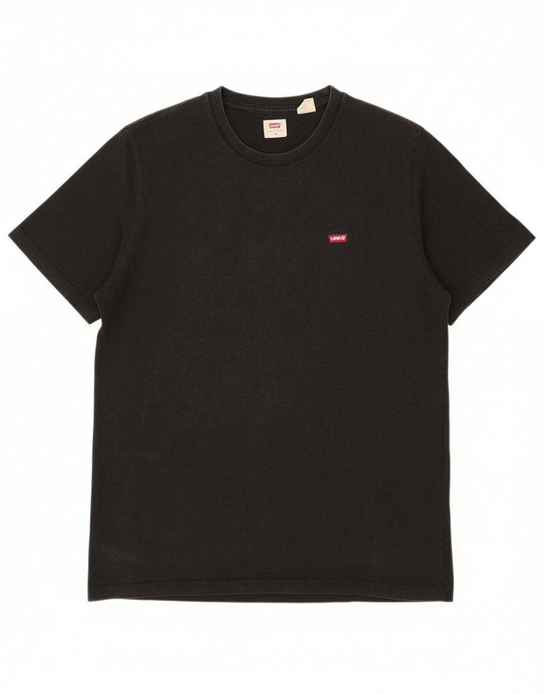 Camiseta masculina LEVI'S Top médio algodão preto
