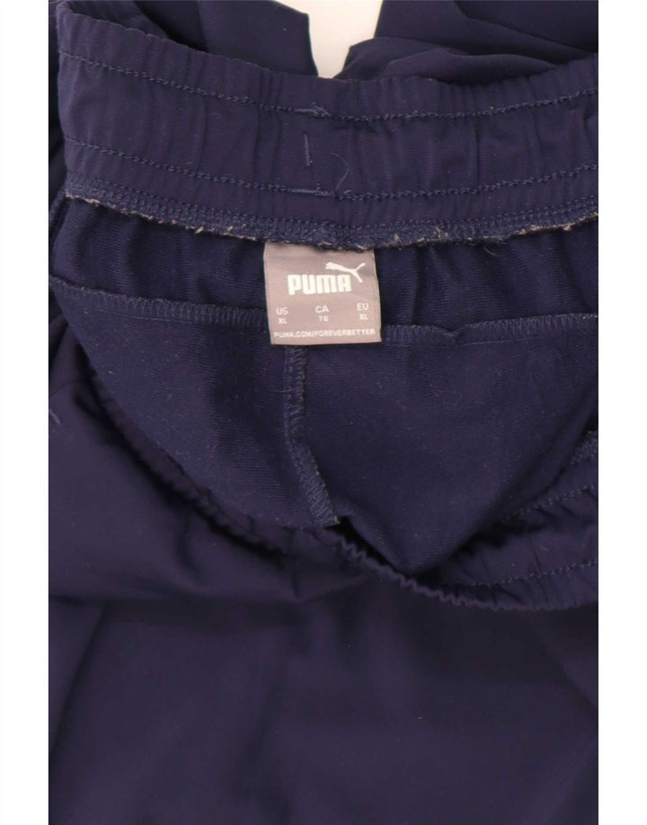 Calça de treino masculina Puma Joggers XL azul marinho poliéster