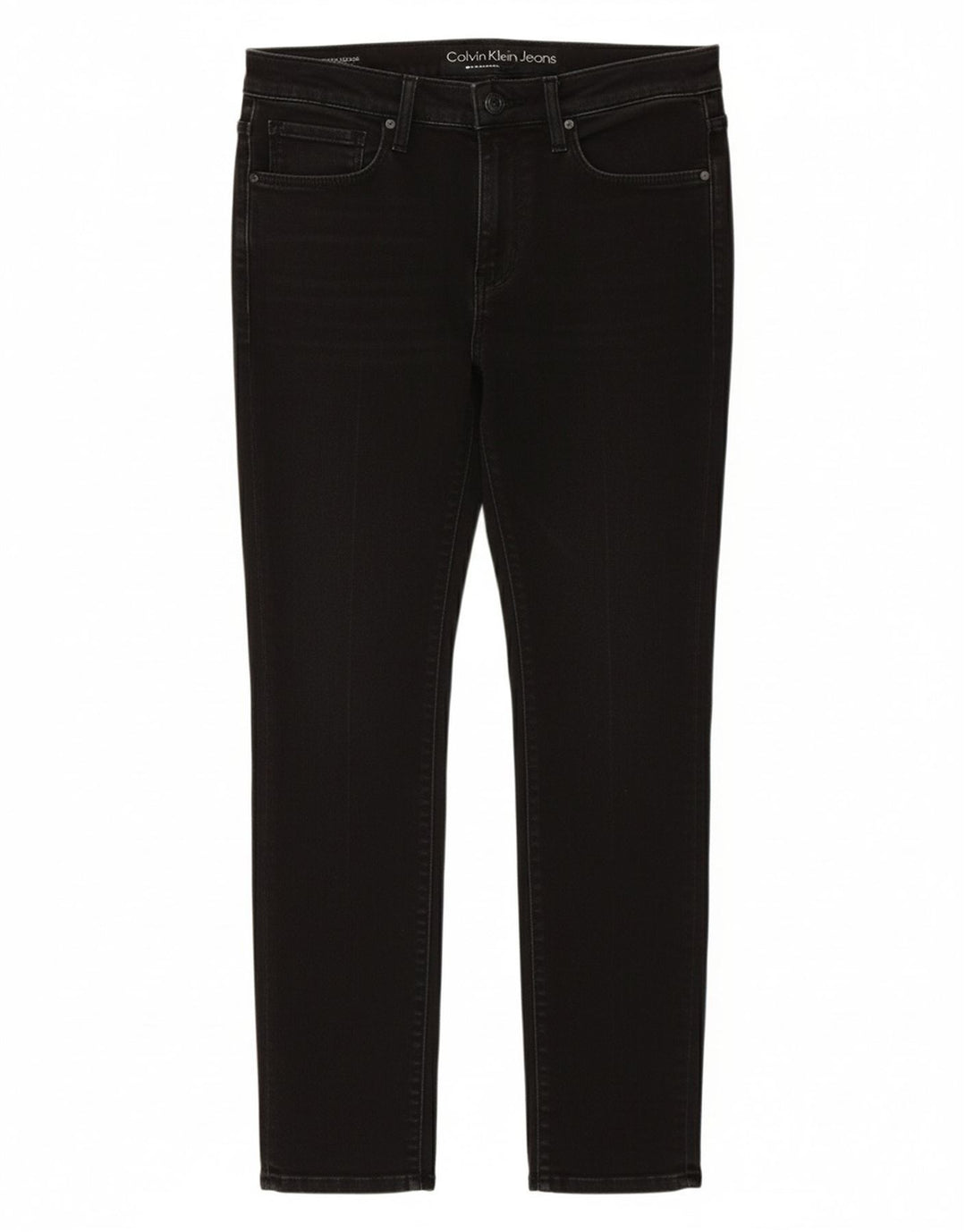 Calça Jeans Slim Feminina CALVIN KLEIN W31 L25 Algodão Preto