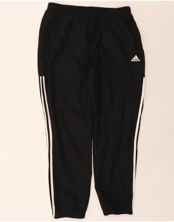Calça de treino masculina ADIDAS joggers grande poliéster preto