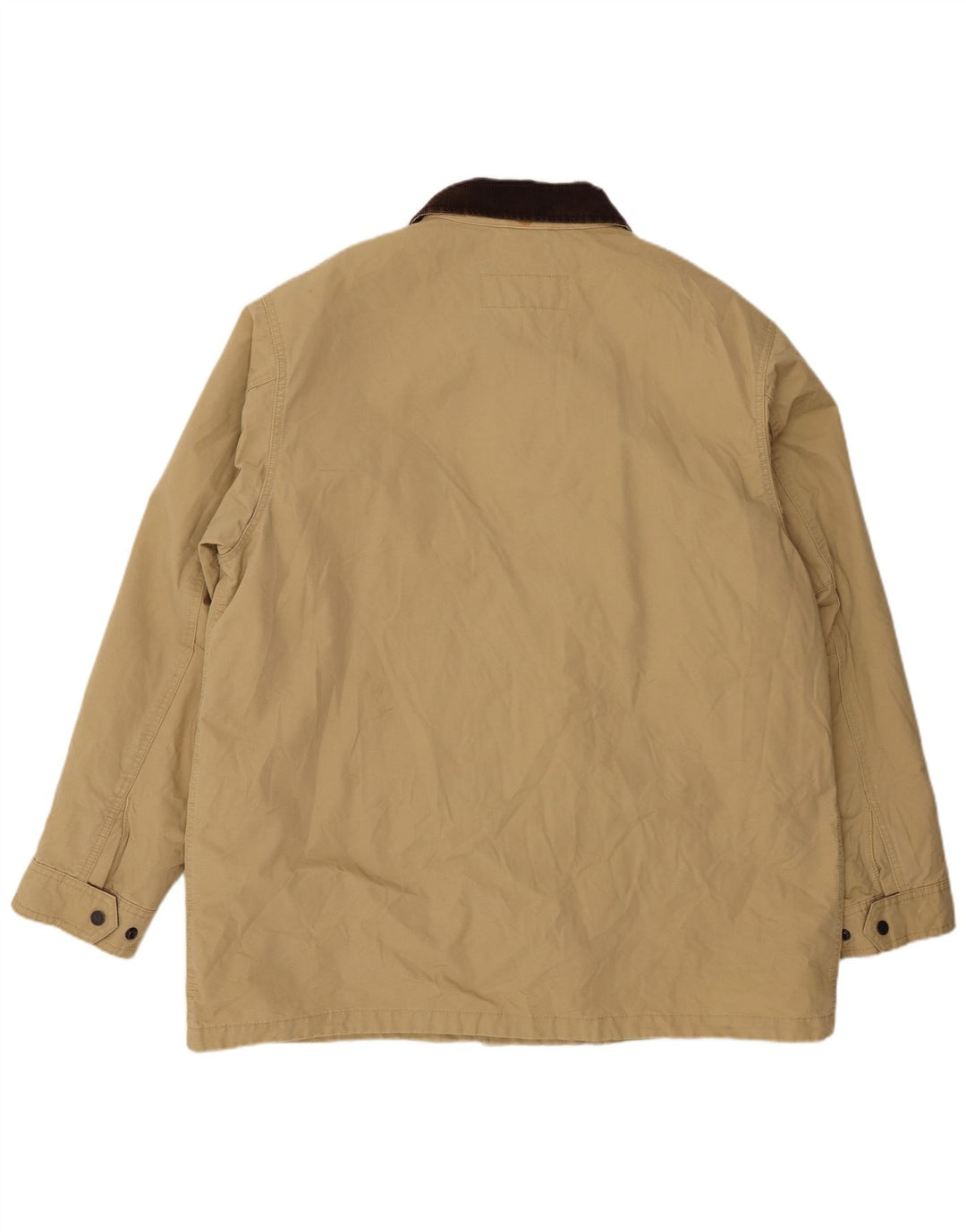 Jaqueta corta-vento masculina Timberland UK 42 XL bege nylon