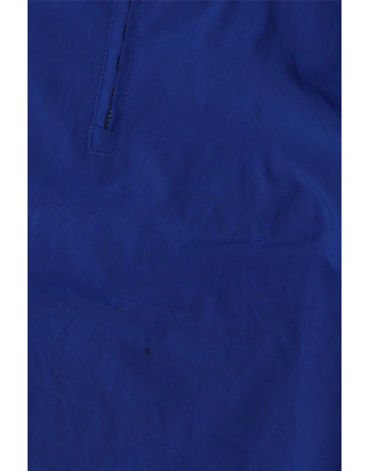 Adidas masculino manga curta pulôver treino top 3XL azul poliéster