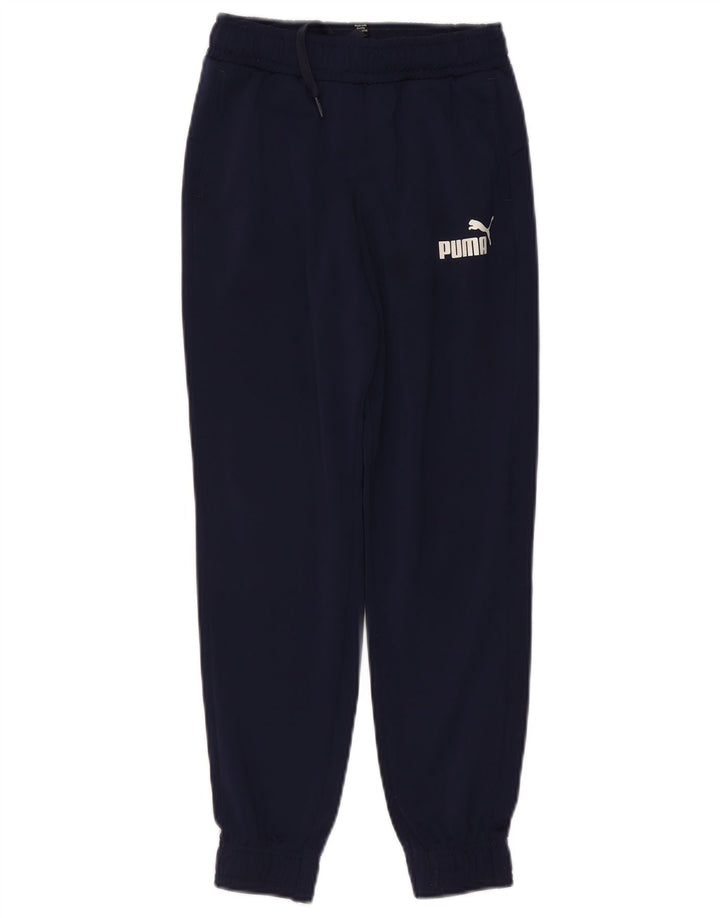 Calça de treino PUMA Meninos Joggers 9-10 Anos Azul Marinho Poliéster