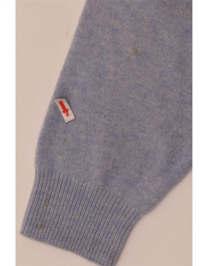 Suéter masculino Kappa com decote em V 2XL lã virgem azul