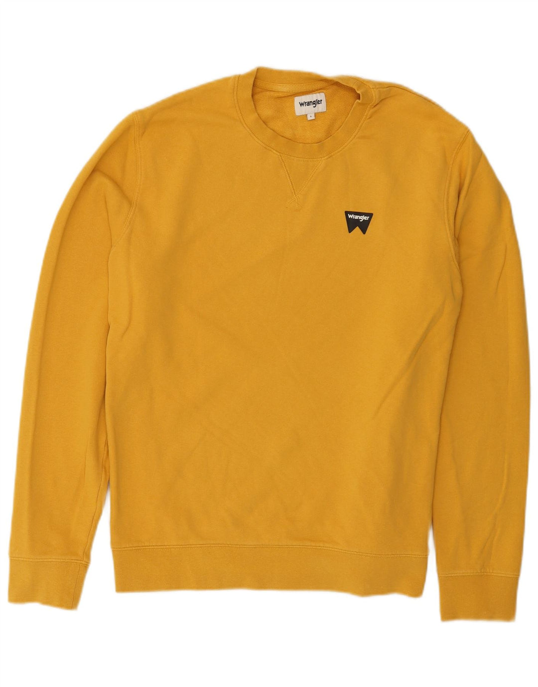 Wrangler moletom masculino jumper grande algodão amarelo