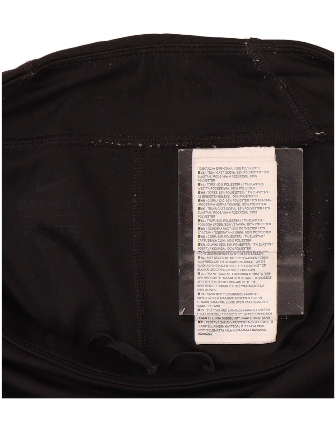Leggings Nike Girls Graphic 10-11 anos médio preto poliéster