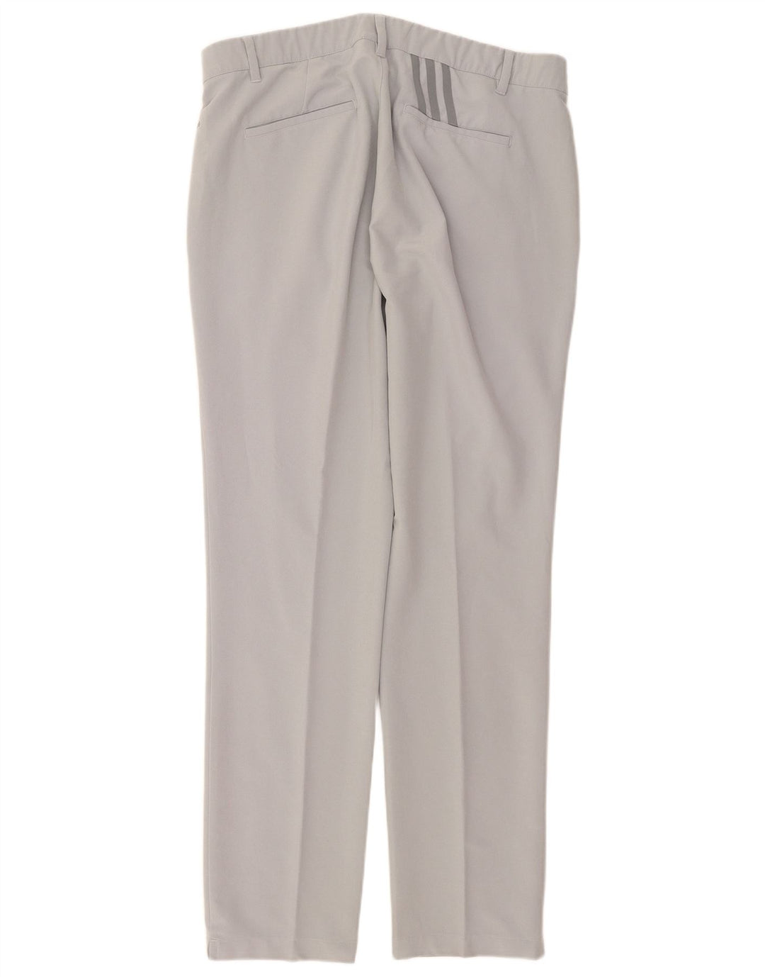Calça Chino Adidas Masculina Straight W36 L34 Cinza Poliéster