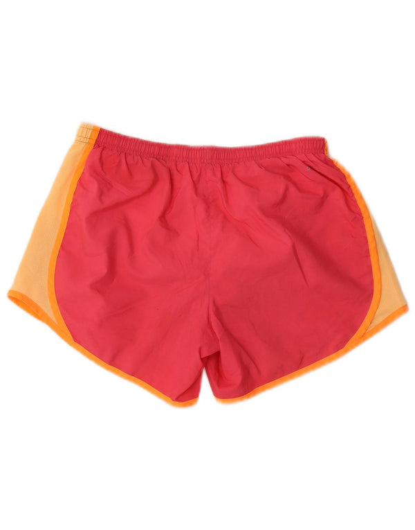 Shorts esportivos Nike Girls Dri Fit 13-14 anos XL rosa colorblock