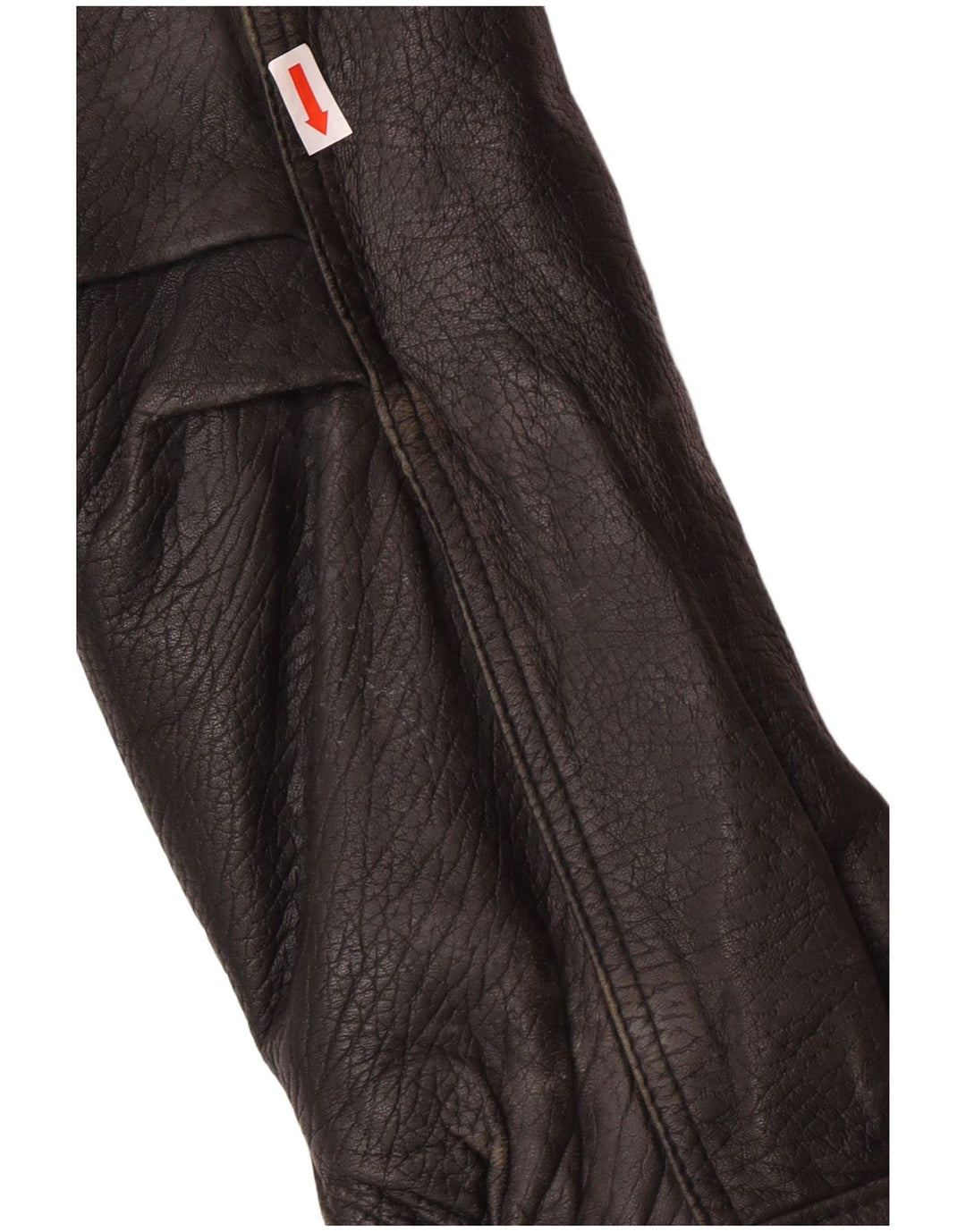 Jaqueta de couro masculina VINTAGE UK 40 grande couro preto