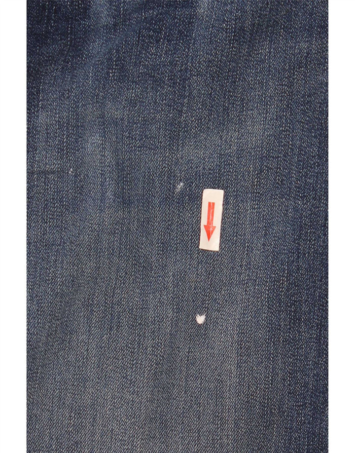 Jeans retos masculinos Marks & Spencer W34 L33 algodão azul