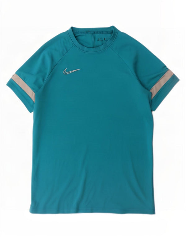 Camiseta Nike Masculina Dri Fit Top Grande Azul Colorblock Poliéster