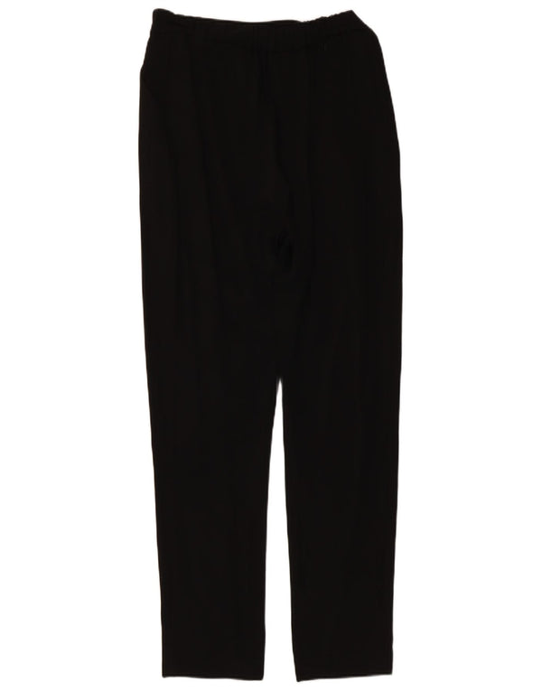 Calça casual feminina Reiss Pegged Reino Unido 8 pequena W28 L29 viscose preta