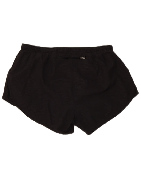 Shorts esportivos femininos NIKE Dri Fit UK 14 médio preto poliéster