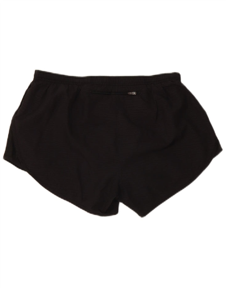 Shorts esportivos femininos NIKE Dri Fit UK 14 médio preto poliéster