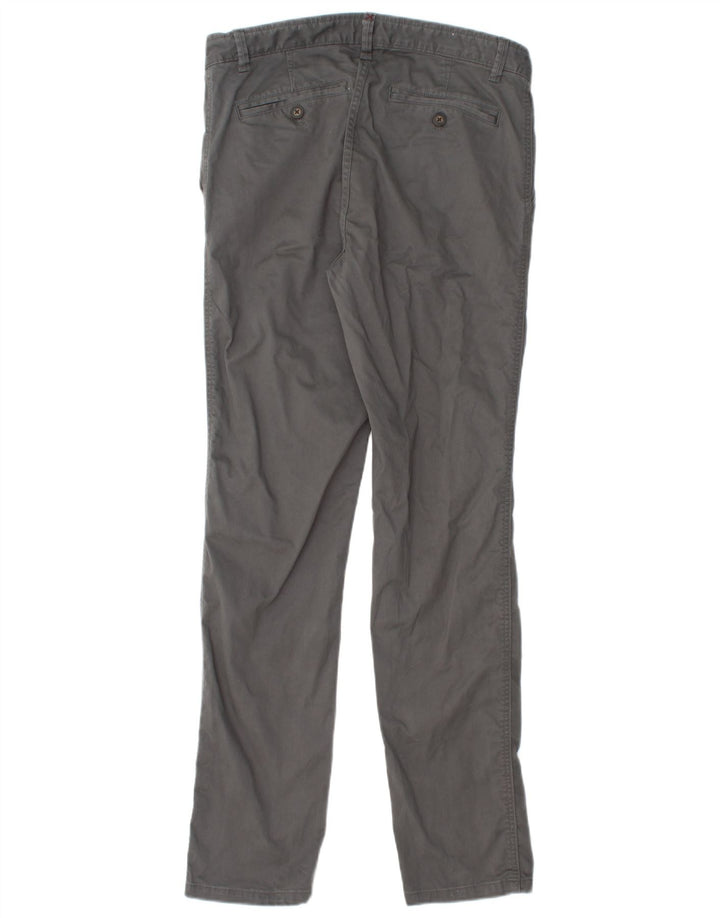 Calça Chino Slim Masculina FAT FACE W30 L32 Algodão Cinza