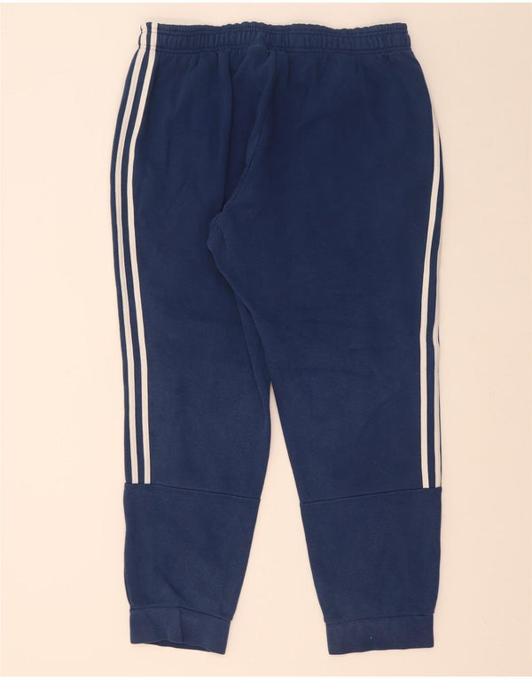 Calça de treino masculina Adidas Joggers XL azul marinho algodão