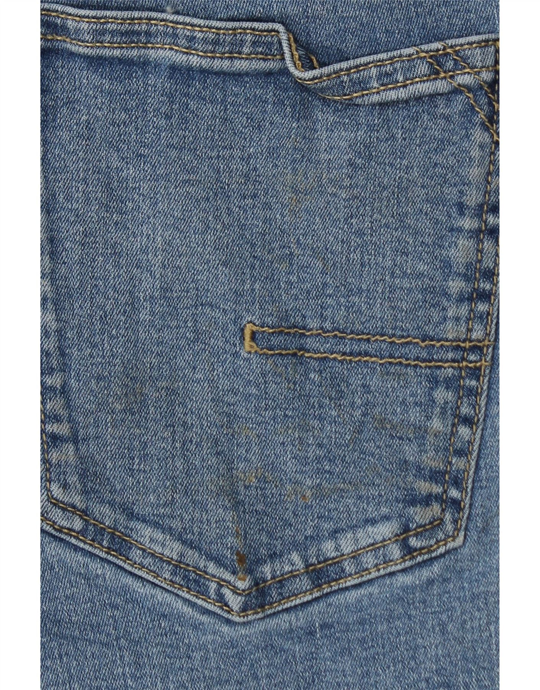CALVIN KLEIN Masculino Slim Straight Jeans W32 L30 Azul Algodão