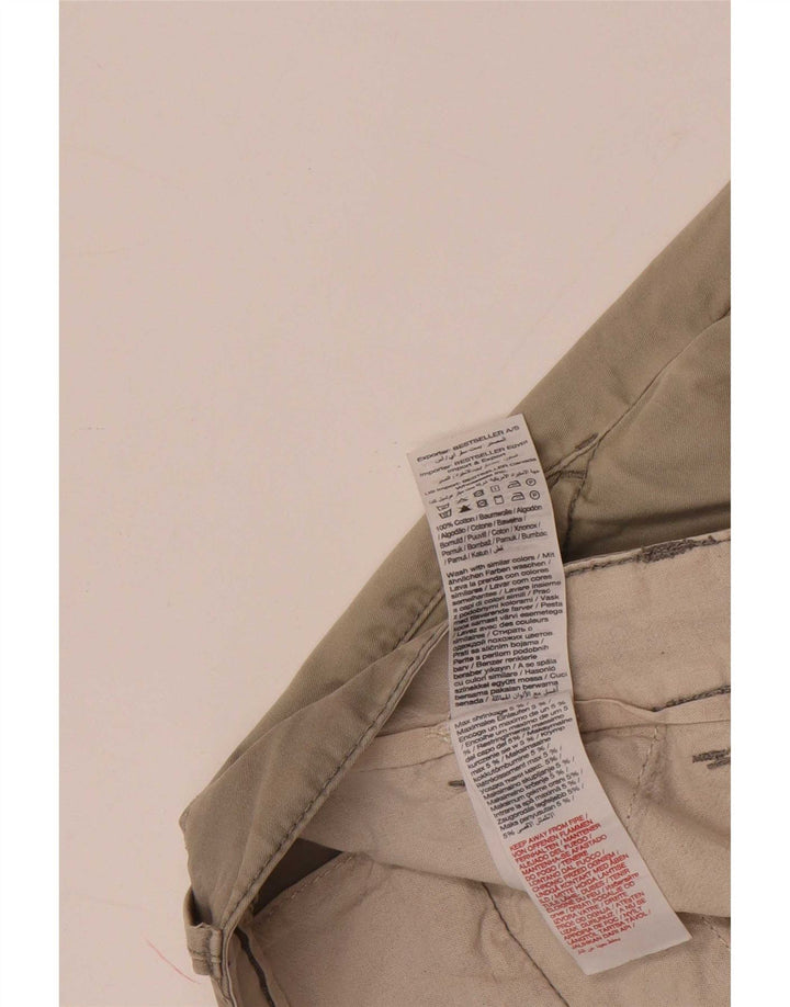 Shorts Chino Masculino Regular Fit Jack & Jones Grande W36 Algodão Cinza