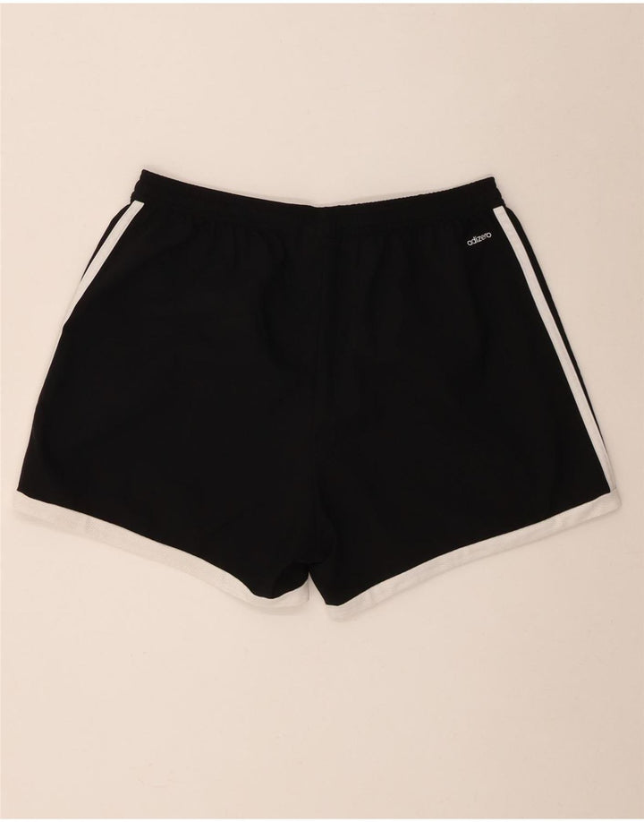 Adidas Womens Climacool Sport Shorts UK 12/14 Médio Preto Poliéster