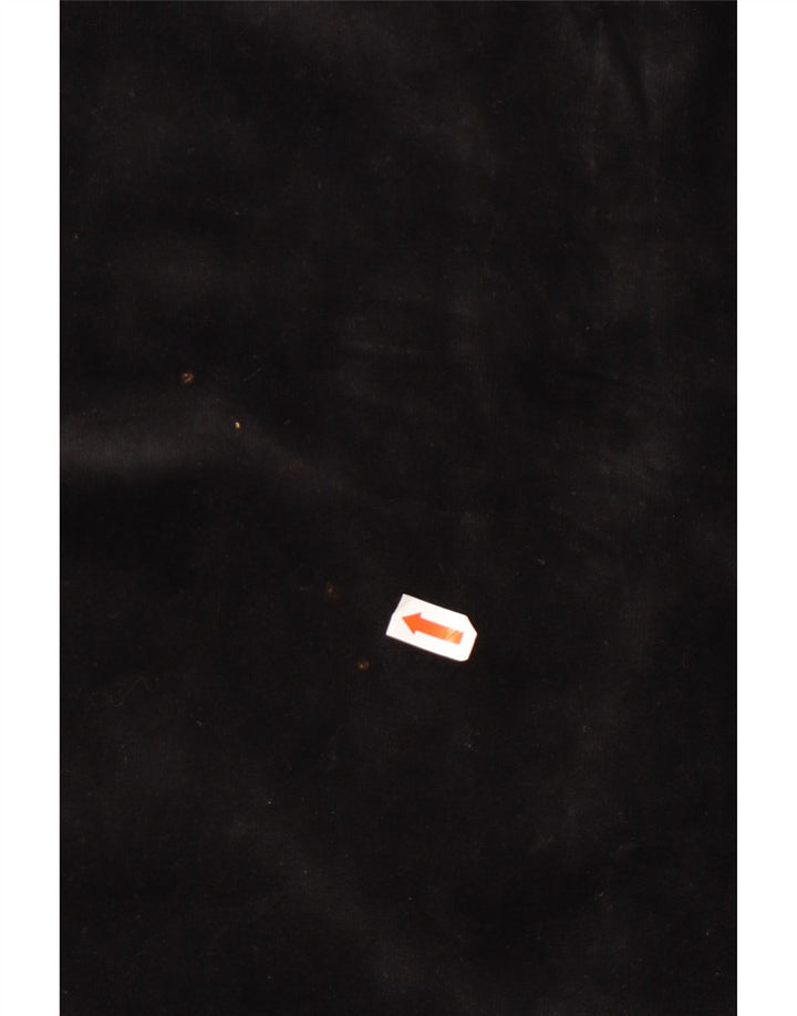 L.L.BEAN saia feminina de veludo linha A médio W28 algodão preto