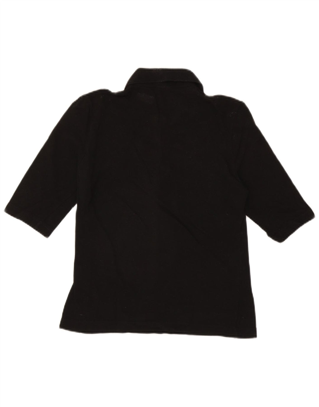 Camisa polo feminina Lacoste tamanho 42 grande algodão preto