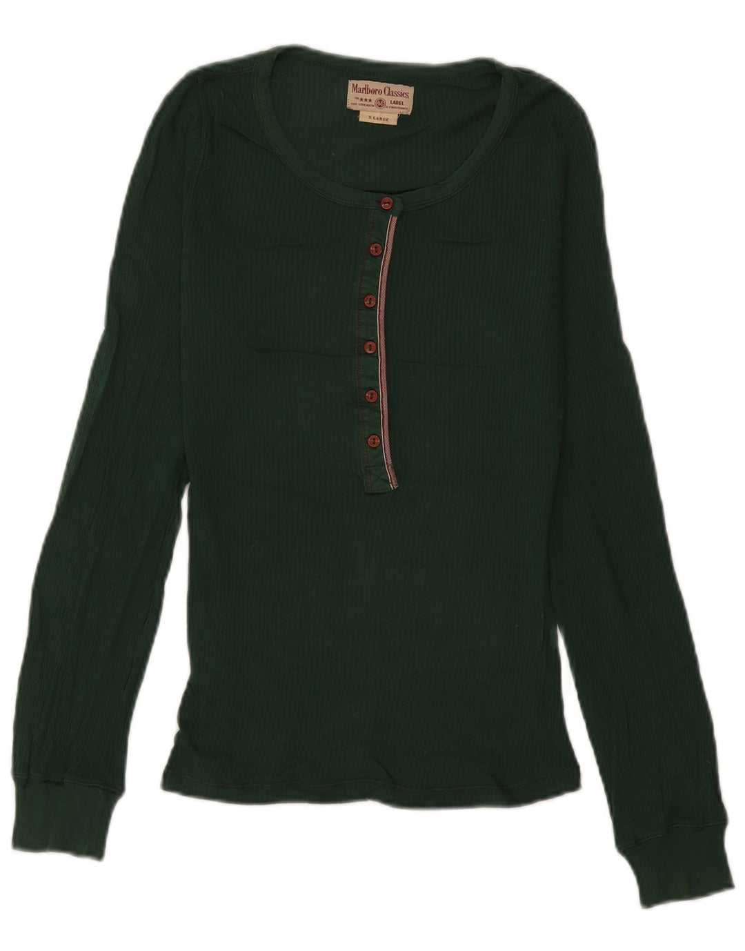 Top feminino Marlboro Classics manga comprida UK 18 XL verde