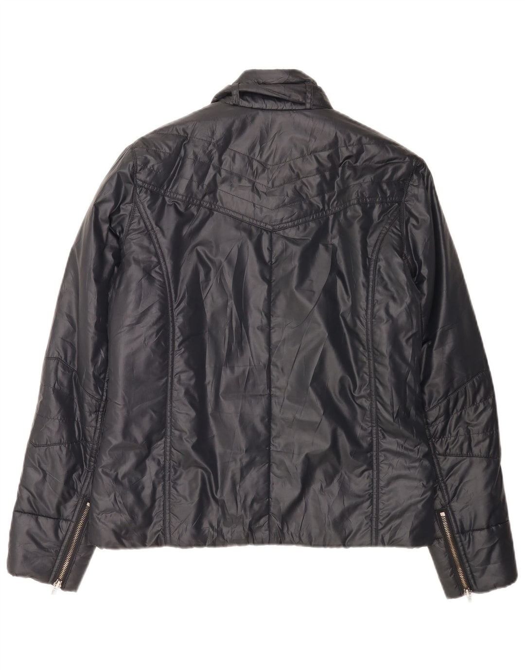 Jaqueta bomber feminina Lee UK 14 poliéster azul marinho médio