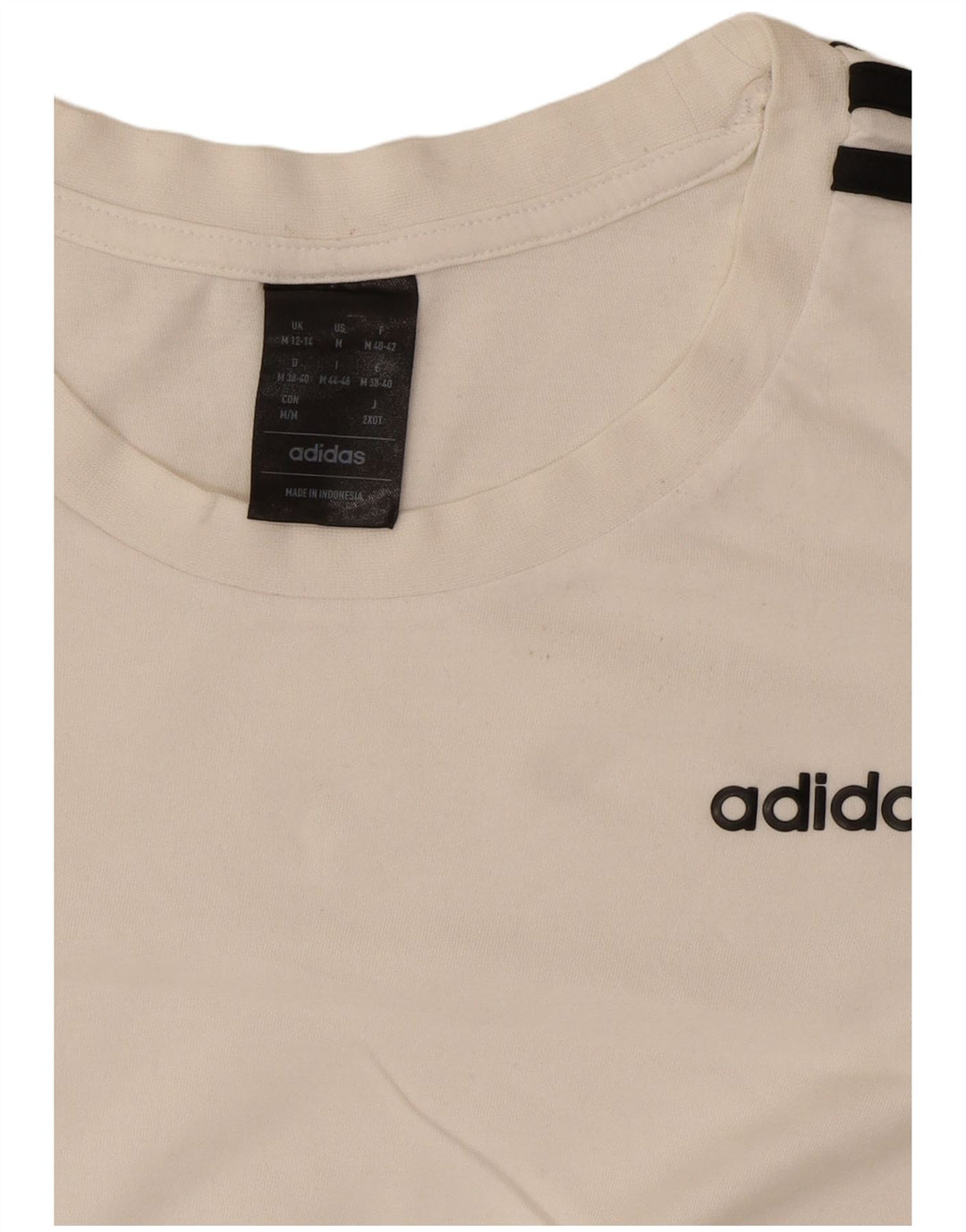 Camiseta Adidas Feminina Top UK 12/14 Médio Branco