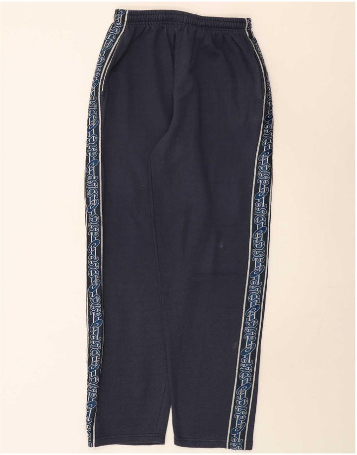 Calça masculina Asics Graphic Tracksuit médio azul marinho listrado