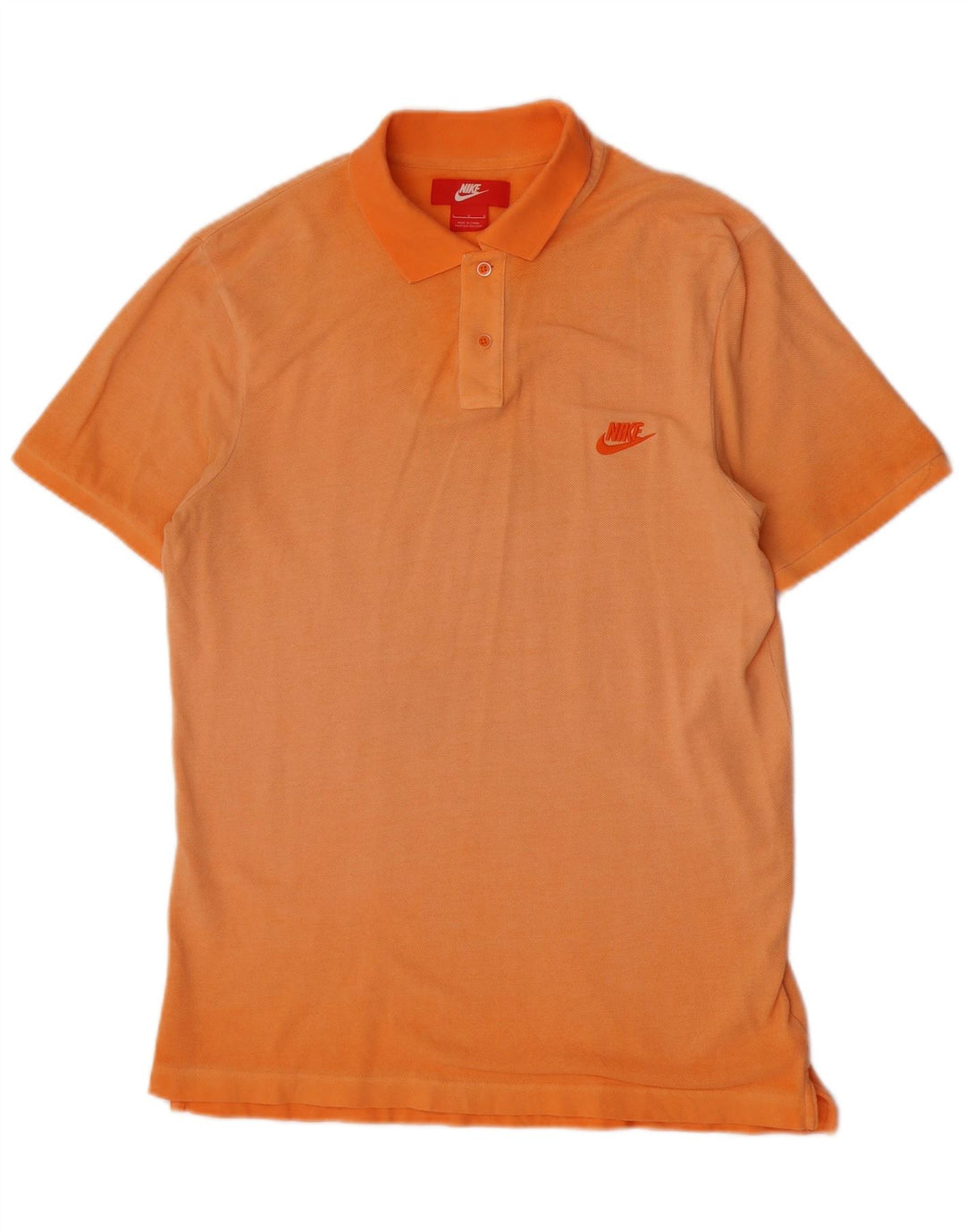 Camisa polo masculina Nike grande algodão laranja