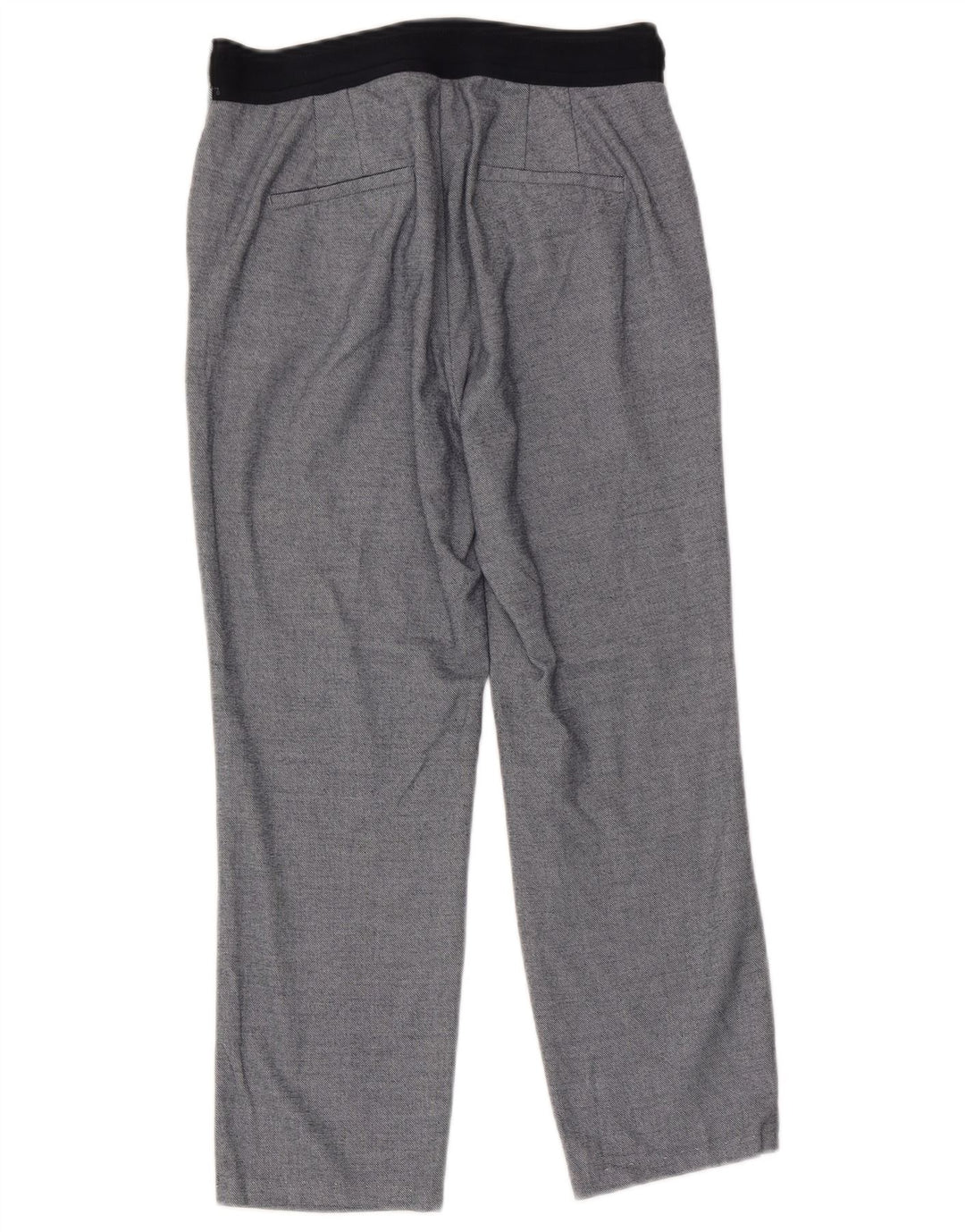 Calça capri feminina Zara grande W30 L23 azul poliéster