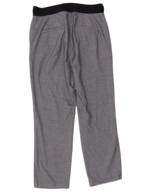 Calça capri feminina Zara grande W30 L23 azul poliéster