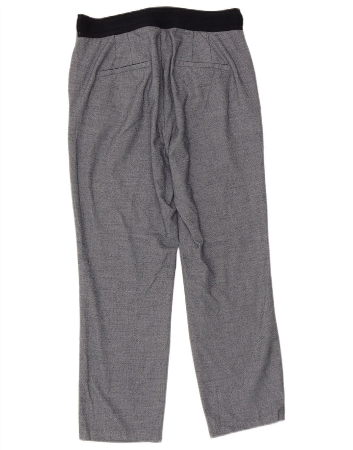 Calça capri feminina Zara grande W30 L23 azul poliéster