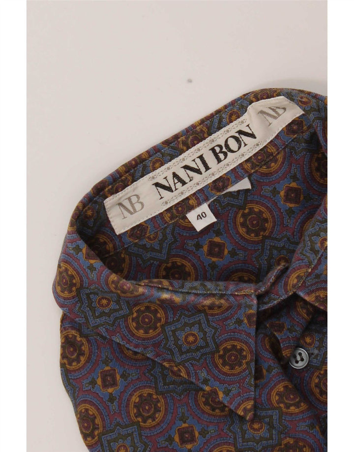 Camisa masculina NANI BON tamanho 40 azul médio Ikat