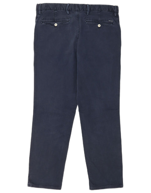 Calça Chino Masculina Slim Fit Massimo Dutti EU 42 Grande W32 L26 Azul Marinho