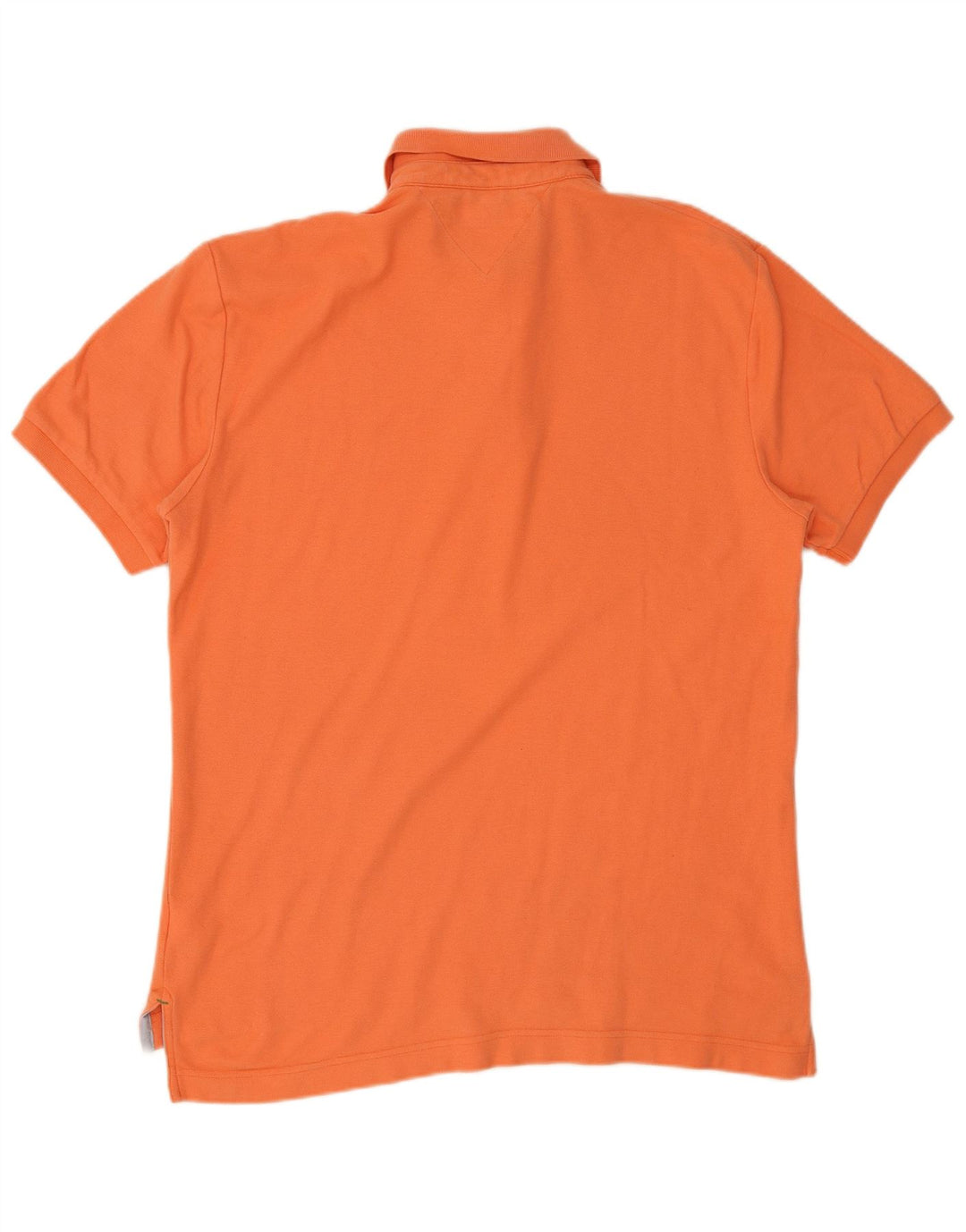 Camisa polo masculina Tommy Hilfiger grande algodão laranja
