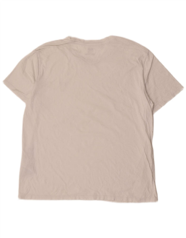 Camiseta masculina Levi's Top grande de algodão branco