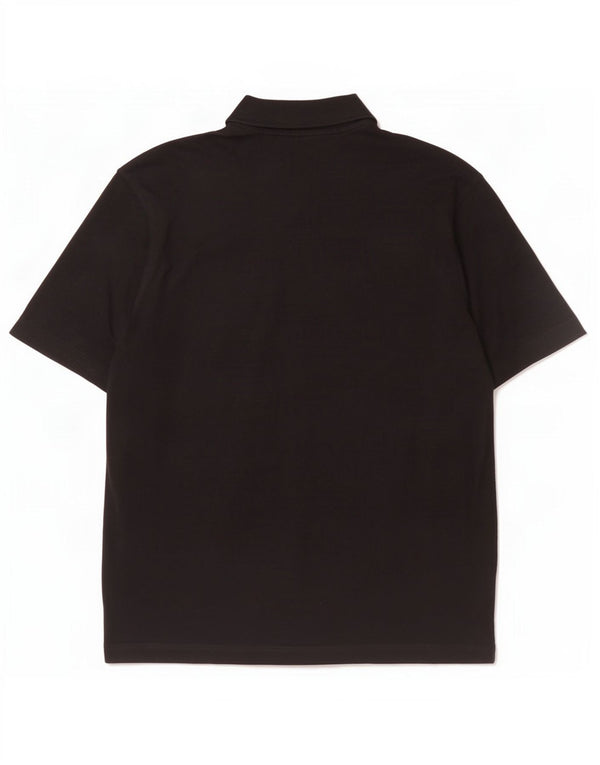 Camisa polo masculina Paul & Shark para iate XL algodão preto