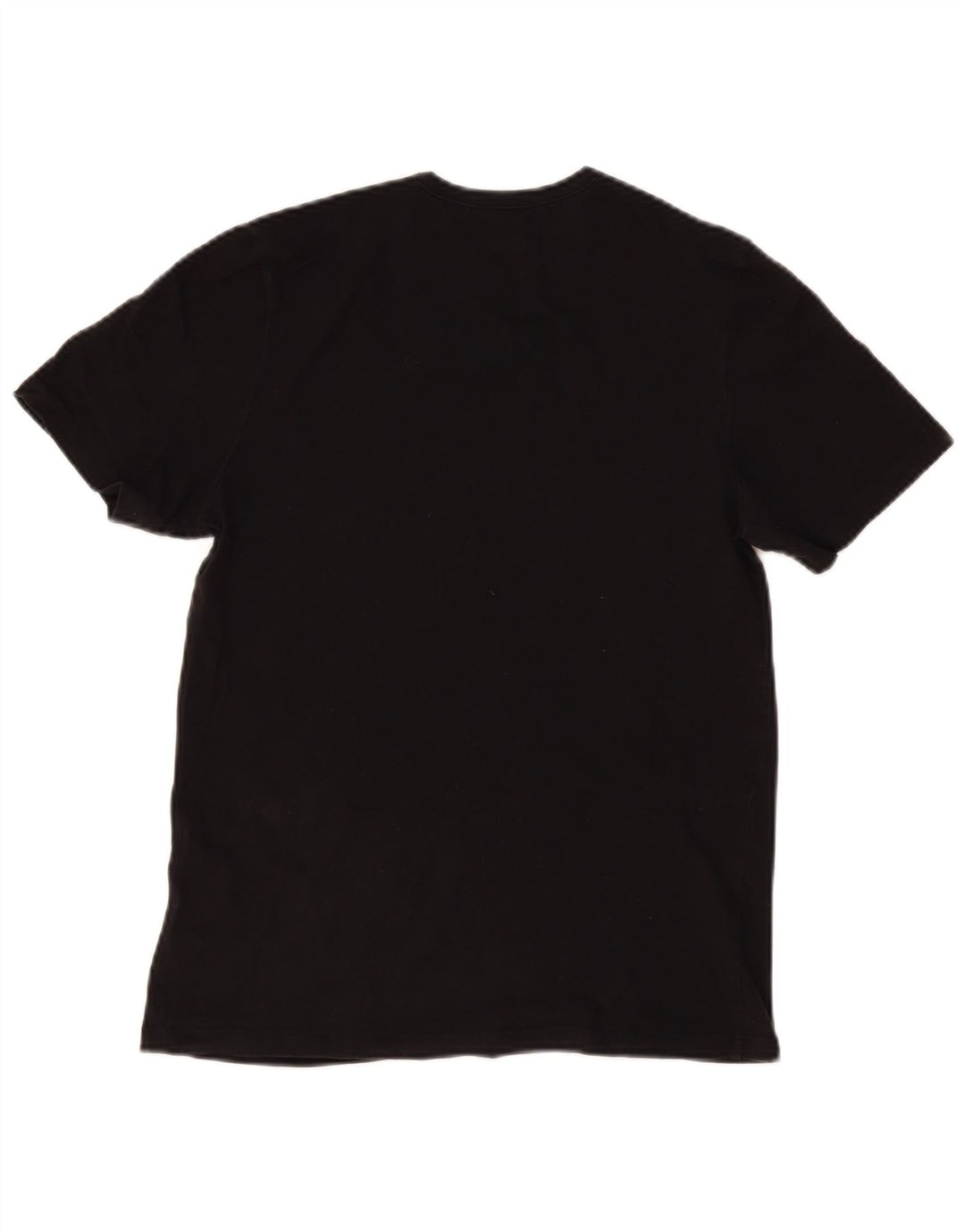Hugo Boss Mens T-Shirt Top Pequeno Algodão Preto