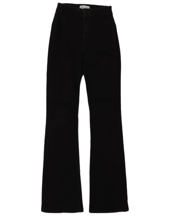Zara Jeans feminino queimado EU 34 2XS W24 L33 preto