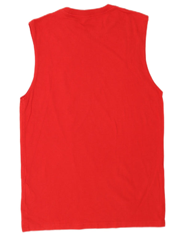 Colete Nike Masculino Regular Fit Top Médio Algodão Vermelho
